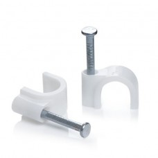 Στηρίγματα Ρόκα Στρογγυλό 4mm/14mm Λευκό (Συσκ. 100τεμ.)